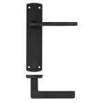 Ironmongery Chester Matt Black Privacy Handle Pack
