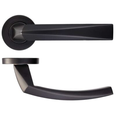 Ironmongery Hercules Matt Black Handle Hardware Pack