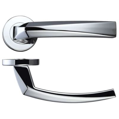 Ironmongery Hercules Polished Chrome Privacy Handle Hardware Pack