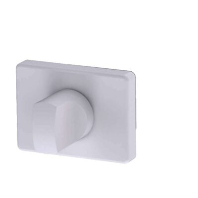 Ironmongery Nolita Thumbturn Matt White Hardware Privacy Pack