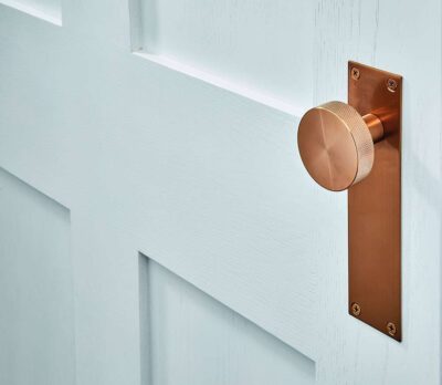 Ironmongery Zermatt Satin Copper Handle Hardware Pack - Image 2