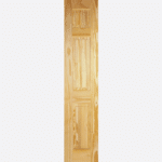 CLEAR PINE 3P This narrow door design features one square raised shaped panel and two rectangular raised panels in a characterful Clear Pine wood.