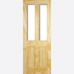 CLEAR PINE RICHMOND 2L UNGLAZED This Richmond Clear door design features two unglazed panels and two raised shaped panels in Clear Pine to suit any project.