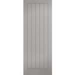 GREY MOULDED TEXTURED VERTICAL 5P Make a statement with our grey Textured Vertical 5 Panel. Adding a modern twist to our classic white door, this is a perfect addition to any contemporary home.