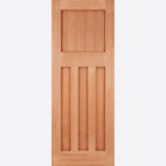 HARDWOOD DX30 STYLE This simple, sophisticated design is formed using one large, square panel above three, vertical slim panels, forming a contemporary twist.