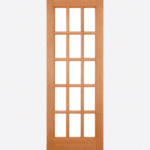 HARDWOOD SA 15L DOWELLED 15 rectangular unglazed panels make up this SA door design, which is crafted from a durable hardwood material with a dowel construction.