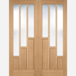 Oak Coventry Glazed 3L Pairs