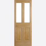 OAK MALTON 2L UNGLAZED This Malton door design is crafted from an attractive Oak material and features two unglazed panels above two raised shaped panels.