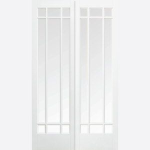 White Manhattan Glazed 9L Pair