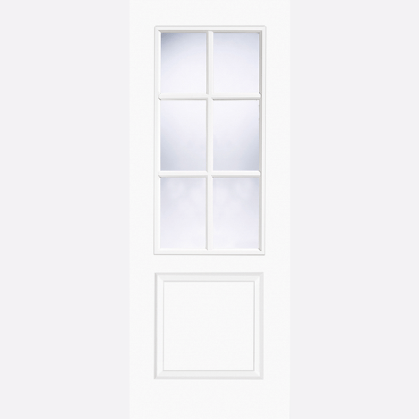 White Moulded Smooth Berlin Glazed 6L