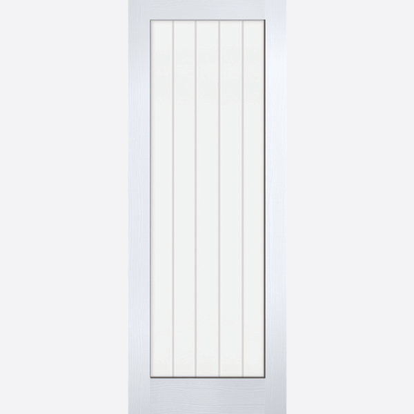 WHITE MOULDED TEXTURED VERTICAL GLAZED 1L Make a statement with our white Textured Vertical glazed door. The classic white version of this door makes it a perfect addition to any contemporary home.