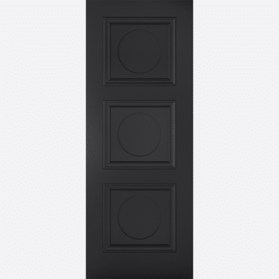 BLACK ANTWERP 3P Coming in a powerful primed black, the Antwerp will make your home feel supreme. Perfect for traditional homes, this internal door will add character to your interior and featuring decorative bolection moulding, will look at home when styled with antique accessories.