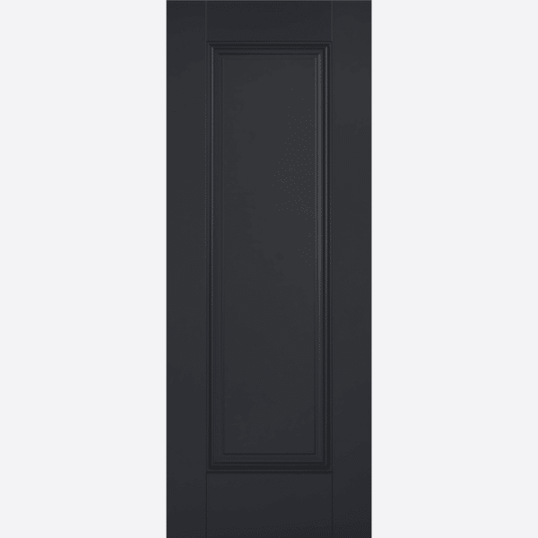 BLACK EINDHOVEN The elegance of the black finish is emphasised by one large panel surrounded by decorative beading.