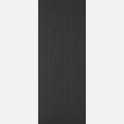 BLACK LAMINATE MONTREAL BESPOKE SIZES AVAILABLE With a laminate finish, this door is ready to be hung. A reliable and easy to maintain option. An unusual design featuring small, vertical V cut grooves, this internal door will feel at home when fitted along with modern interior. In a fashionable and stylish black colour, the Montreal laminate will have the appealing and consistent array of natural colours. NB - Please note the 30 minute fire door options are 47mm thick