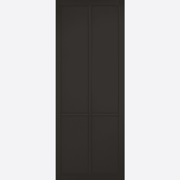 BLACK LIBERTY 4P BESPOKE SIZES AVAILABLE The ultimate stylish simplicity with narrow profiles in classic black. Our Liberty door will always look on trend in any home.