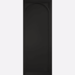 BLACK MELROSE In an elegant pre-finished black, the sleek arched design of our Melrose door makes it perfect for a minimalist home. Featuring a solid engineered core, this door provides both function and style to your home. Please note this internal door must be used with our Manhattan internal hardware.
