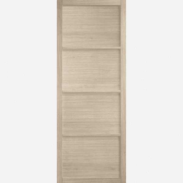 BLONDE OAK SOHO The muted Blonde Oak finish of this door provides a neutral look, full of character, whilst mainting the natural grain of the Oak veneer. This softens the industrial silhouette of the door, bringing both elegance and contemporary vibes to any interior space. Please note this internal door must be used with our Manhattan internal hardware.