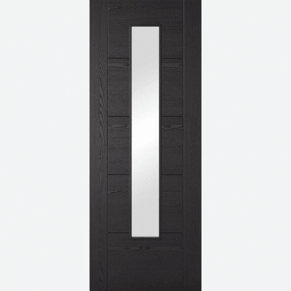 CHARCOAL BLACK VANCOUVER GLAZED 1L Further enhancing one of our best-selling, modern doors, is the long light alternative. This slim, glazed panel allows for an even more contemporary finish.