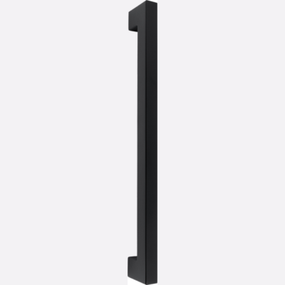 IRONMONGERY MANHATTAN SULLIVAN HANDLES Enhance your choice of Manhattan doors with our Manhattan ironmongery range, creating elegance with an urban vibe. The matt black colour ensures a sleek finish.This pack features a single bar handle for use on one side of your door. Our latches are specifically designed with a 53mm latch casing to complement our 80mm stiles. If using alternative hardware for our Manhattan range, please ensure you don't trim the door edge more than 5mm and the latch casing used is no bigger than 53mm.