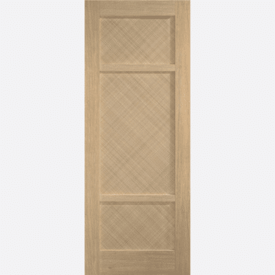 OAK ALVIN The rattan panels of the Alvin bring a sense of nature and bohemian vibes to any room. The patterns of the rattan create an eye-catching visual texture that adds depth, creating a warm and a rustic charm. This pre-finished oak internal door will change the look of any interior and become a statement piece in your home.