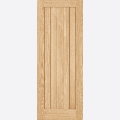 OAK BELIZE PRE-FINISHED BESPOKE SIZES AVAILABLE The Pre-finished Belize internal door is great for home renovations. The popular five vertical panel design showcasing geometry has a modern twist on a traditional style and will look perfect in any contemporary home. Pre-finished, this internal door is ready to hang.