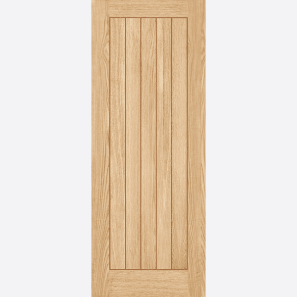 OAK BELIZE PRE-FINISHED BESPOKE SIZES AVAILABLE The Pre-finished Belize internal door is great for home renovations. The popular five vertical panel design showcasing geometry has a modern twist on a traditional style and will look perfect in any contemporary home. Pre-finished, this internal door is ready to hang.