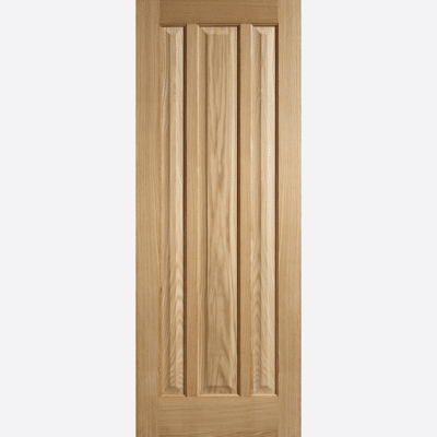 OAK KILBURN The three parallel panels on this Kilburn door design are crafted from an unfinished Oak.