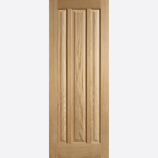 OAK KILBURN The three parallel panels on this Kilburn door design are crafted from an unfinished Oak.