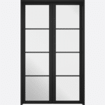 ROOM DIVIDER BLACK SOHO W4 Create a space that works for you with our striking Soho room divider. Ideal for opening a living area, but still keeping separate rooms. Please note: this door must be paired with our Manhattan door hardware.