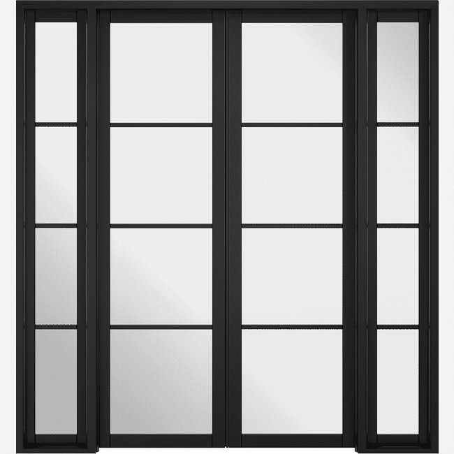 ROOM DIVIDER BLACK SOHO W6 Create a space that works for you with our striking Soho room divider. Ideal for opening a living area, but still keeping separate rooms. Please note: this door must be paired with our Manhattan door hardware.