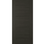 SMOKED OAK VANCOUVER 5P Coming in a stylish Pre-finished Smoked Oak colour, the Vancouver internal door features a ladder style design with five panels and V cut grooves. This modern door is perfect for contemporary homes