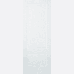 WHITE BROOKLYN 2P BESPOKE SIZES AVAILABLE Taking inspiration from Shaker styles, the Brooklyn door design features a white primed solid core and raised shaped panels.