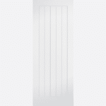 Allow your imagination to run wild with our primed, classic Mexicano. Featuring square cut grooves, this door has a modern design. Whether you choose to finish your door in a blush pink or a fresh white, you are bound to get your guests talking. NB: Standard doors supplied semi solid core. Fire Doors are supplied solid core.