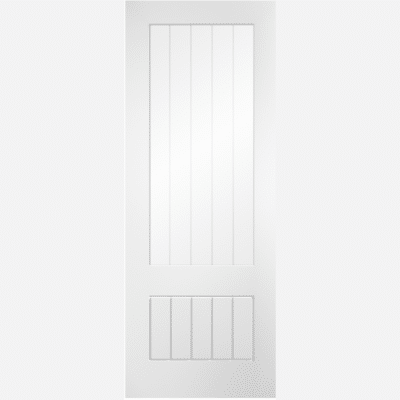 WHITE MEXICANO THREE QUARTER GLAZED BESPOKE SIZES AVAILABLE Enhance the natural light throughout your home with our Mexicano white 3/4 glazed. Featuring clear glazing with frosted lines, this internal door would look amazing in a hallway or living room. The fresh white finish, ready for a final top coat will brighten up your interior and add a contemporary feel.