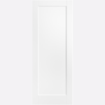 WHITE PATTERN 10 ONE PANEL A recessed panel creates a versatile look for this simple yet effective internal door. The fresh crisp primed white finish is ready for a final top coat.
